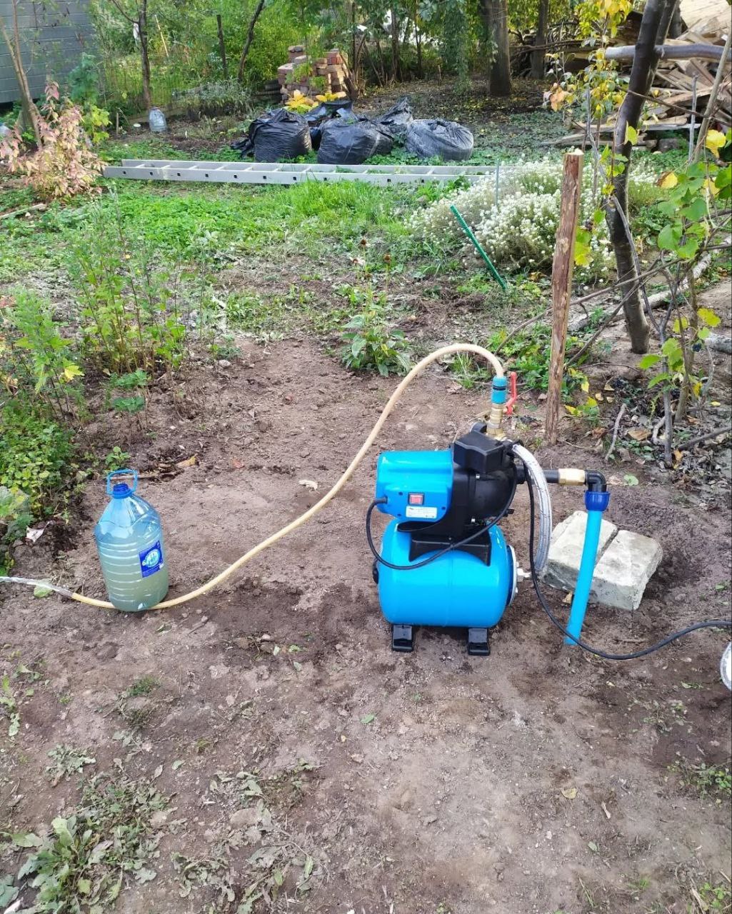 Подключенная насосная станция